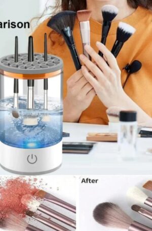Makeup Brush Cleaner Automatic Rotating Makeup Brush Cleaner USB Portable Electric Cosmetic Makeup Brush Rotary Washing Machine